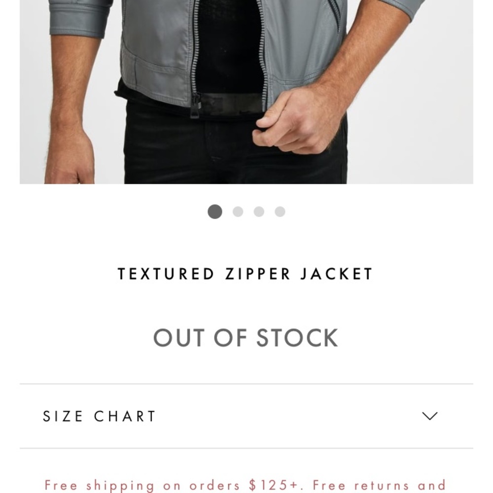 Textured Zipper Jacket - Picture 4 of 10